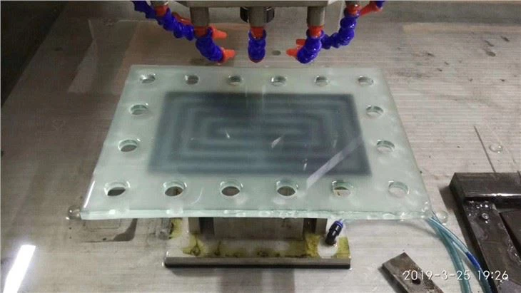 CNC GLASS WORKING CENTER MACHINE